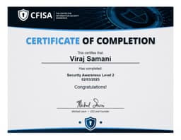 Security Awareness Level 2