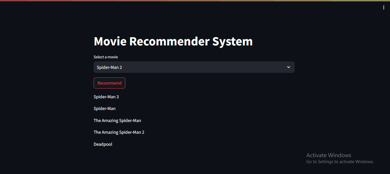 Movie Recommendations